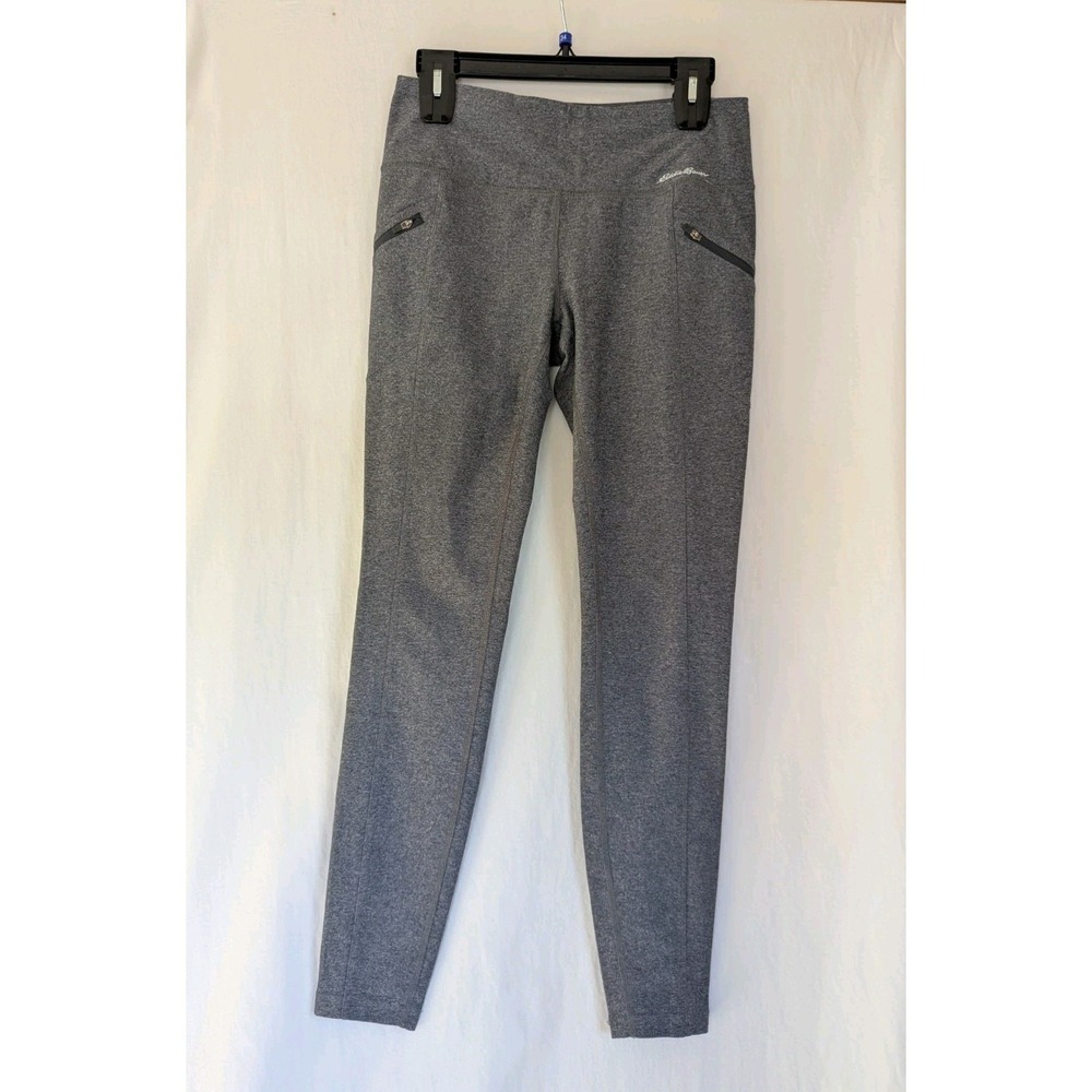 Eddie Bauer Women's Size S Leggings Skinny Pants Gray Polyester Pull On Solid